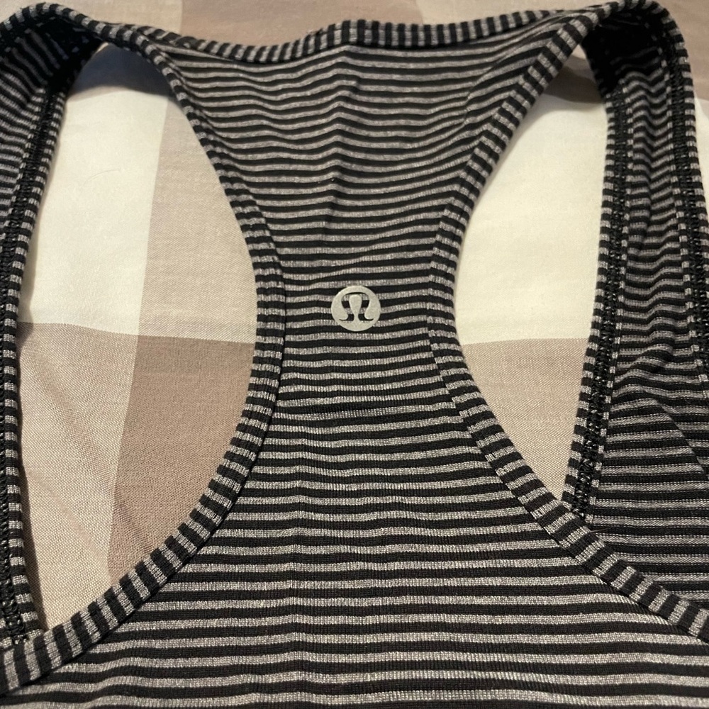 Lululemon striped Racerback Tank - Picture 2 of 3